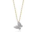 Phillips House "Affair" 14kt Yellow Gold Medium Butterfly Necklace