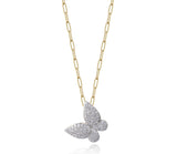Phillips House "Affair" 14kt Yellow Gold Medium Butterfly Necklace
