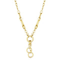 Penny Preville High Polish Circle and Link 18kt Yellow Gold Necklace