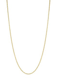Penny Preville 18" Plain 18kt Green Gold Chain Necklace