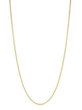 Penny Preville 18" Plain 18kt Green Gold Chain Necklace