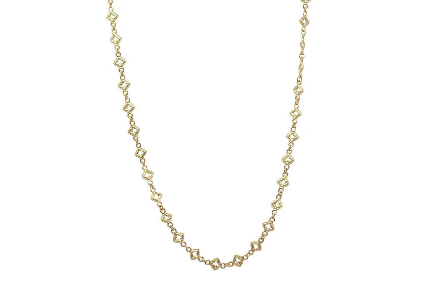 Armenta "Sueno" 18kt Yellow Gold Scroll 18" Necklace, adjustable 16"-18