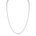 Beny Sofer Diamond Bezel Tennis Necklace in 14kt White Gold