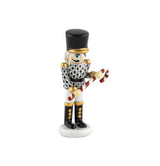 Small Nutcracker With Candy Cane - Black