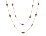Gurhan One-of-a-kind Garnet Station Necklace