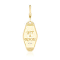 Harwell Godfrey "Get a Room" Mini Keychain Charm 18kt Yellow Gold
