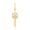 Harwell Godfrey "Key to the Pied-à-terre" Mini Charm Pendant 18kt Yellow Gold