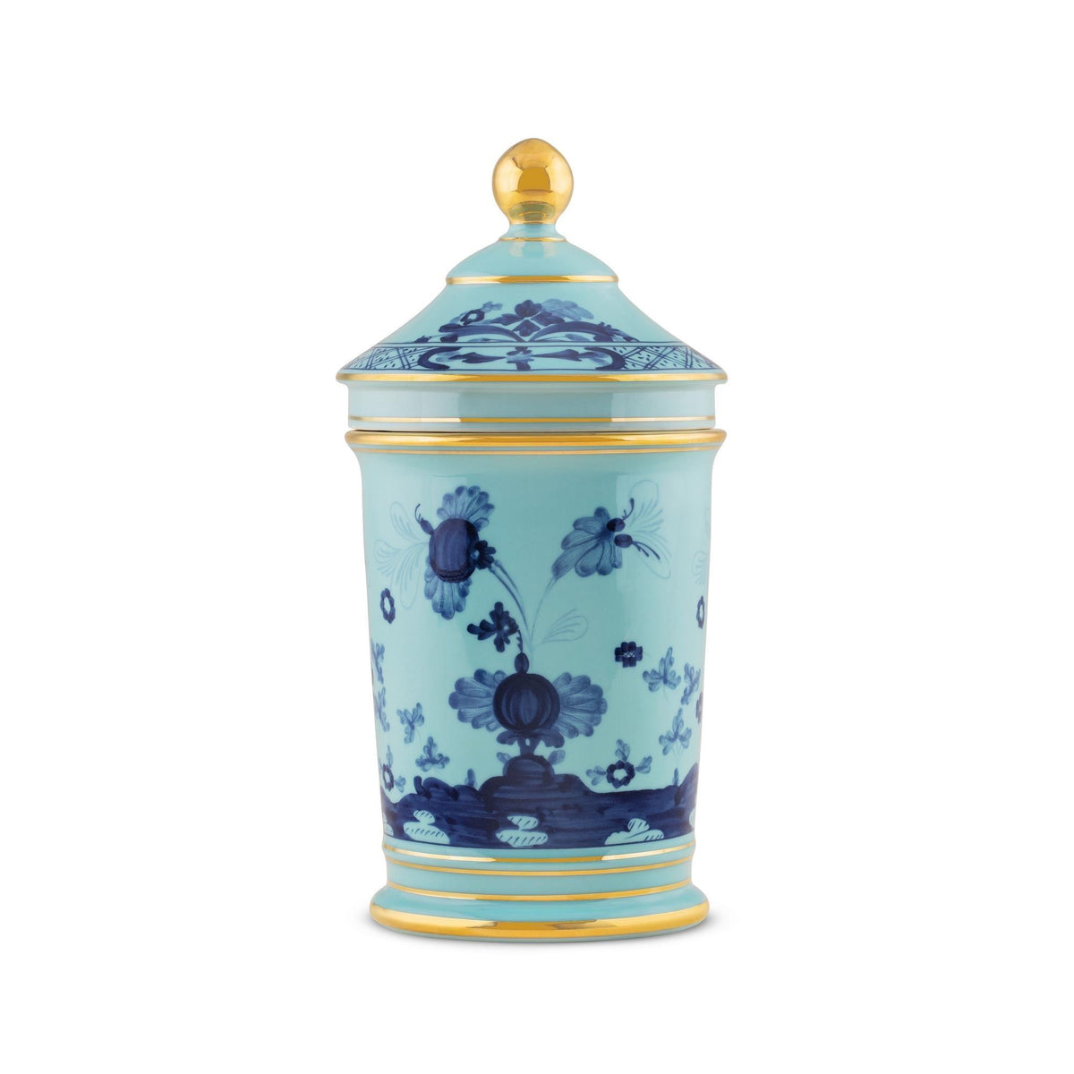 "Oriente Italiano" Iris Pharmacy Vase with Cover