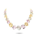 Vianna Brasil Pink Amethyst, Prasiolite &  Light Citrine Necklace