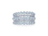 Kwiat Lyric Five-Row Ring with Diamonds