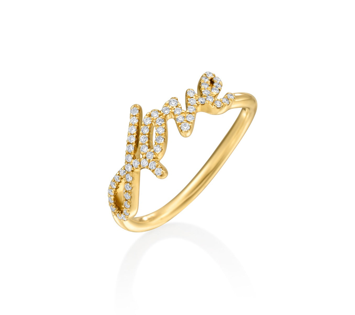 Louis Anthony Jewelers Love Letters Ring with Diamonds