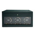 Wolf 1834 British Racing Triple Watch Winder with Storage