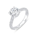 Louis Anthony jewelers Semi Mount Diamond Engagement Ring in 14K White Gold