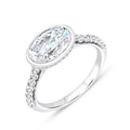 Louis Anthony Jewelers "Alexandria" Diamond Engagement Ring in 18K White Gold (6.5)