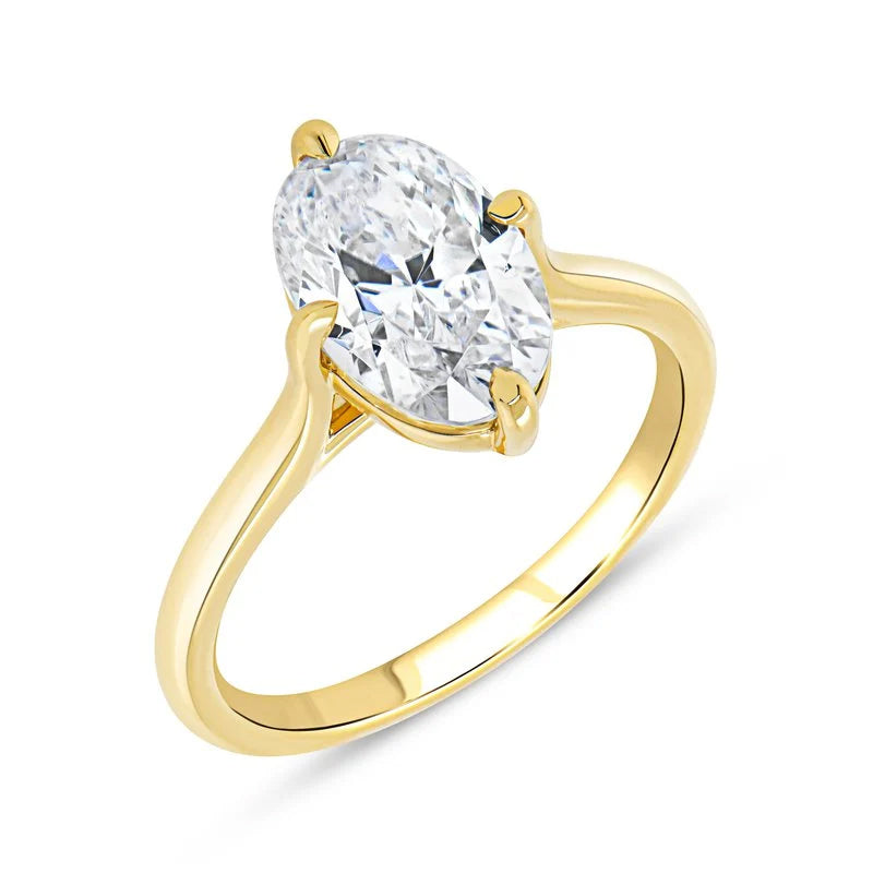 Louis Anthony Jewelers "Timeless" Engagement Ring in 18K Yellow Gold (6.5)