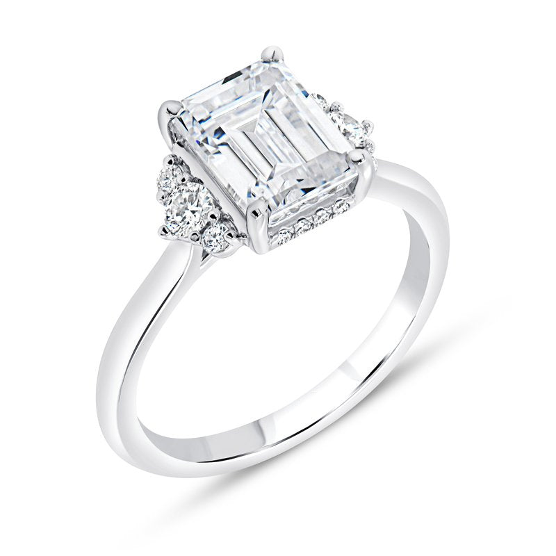 Louis Anthony Jewelers "Timeless" Diamond Engagement Ring in 18K White Gold (6.5)