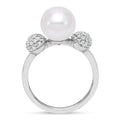 Mastoloni Pearl and Diamond Ring