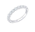 Louis Anthony "Timeless" 1-Row Wedding Ring in 14K White Gold
