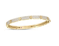 Roberto Coin “Love In Verona" 18kt Yellow Gold Diamond Bangle Bracelet