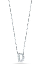 Roberto Coin "Tiny Treasures" Love Letter D in Diamonds