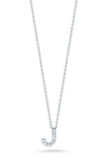 Roberto Coin "Tiny Treasures" Love Letter J in Diamonds