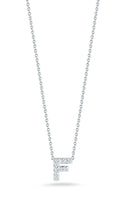 Roberto Coin "Tiny Treasures" Love Letter F in Diamonds