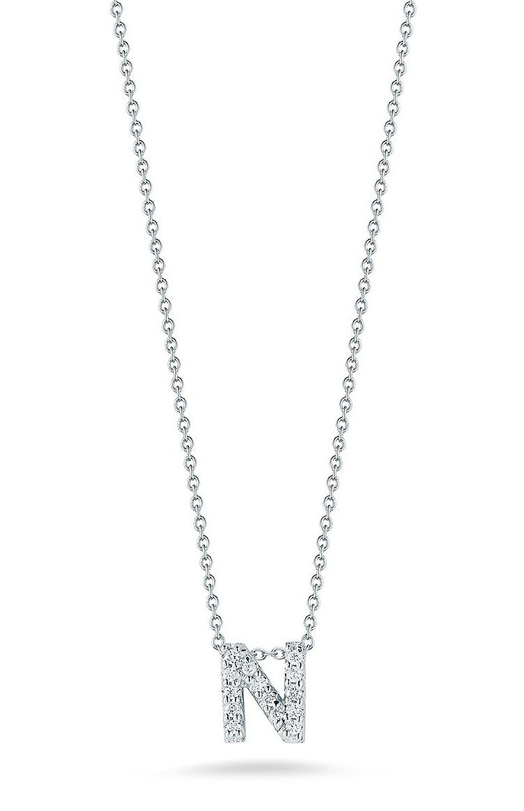 Roberto Coin "Tiny Treasures" Love Letter N in Diamonds