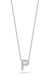 Roberto Coin "Tiny Treasures" Love Letter P in Diamonds