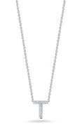 Roberto Coin "Tiny Treasures" Love Letter T in Diamonds