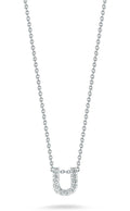 Roberto Coin "Tiny Treasures" Love Letter U in Diamonds