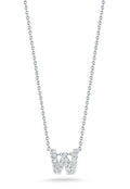 Roberto Coin "Tiny Treasures" Love Letter W in Diamonds