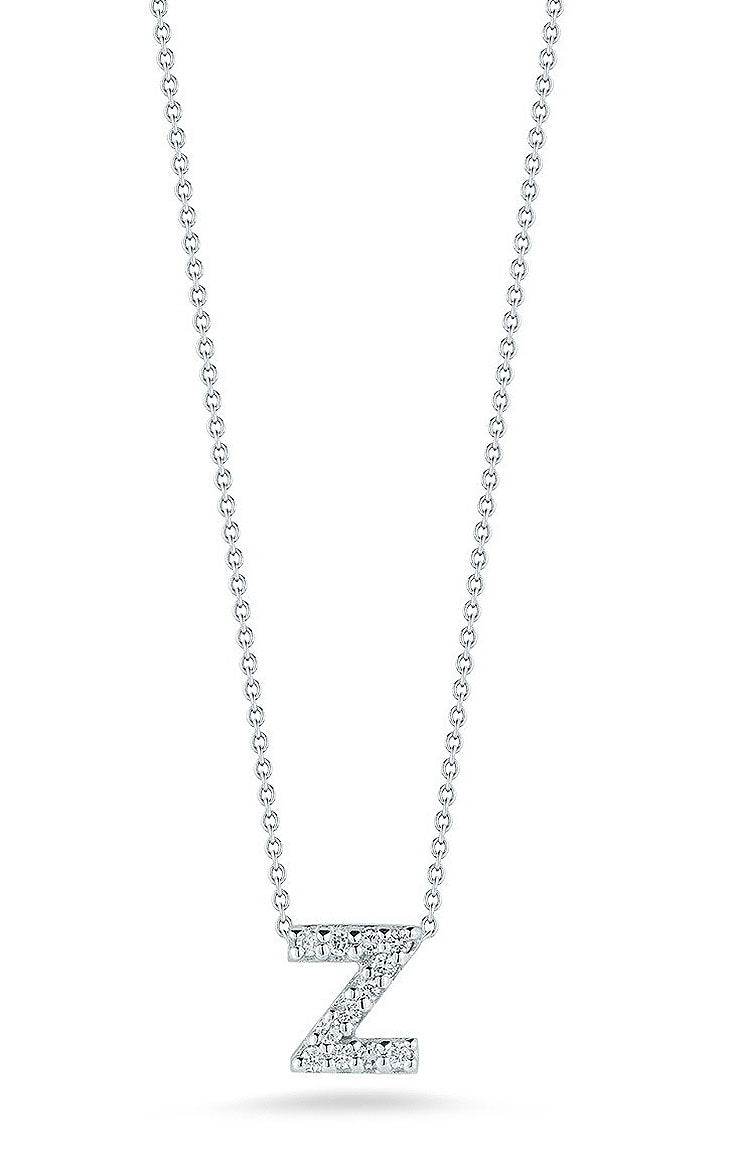 Roberto Coin "Tiny Treasures" Love Letter Z in Diamonds