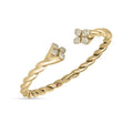 Roberto Coin “Love In Verona" 18kt Yellow Gold Diamond Twist Bangle