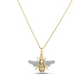 Roberto Coin Tiny Treasures Diamond Bumblebee Necklace