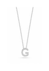 "Tiny Treasures" Love Letter G in Diamonds