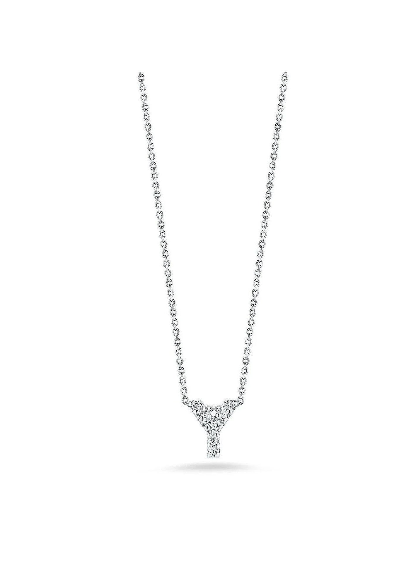 "Tiny Treasures" Love Letter Y in Diamonds