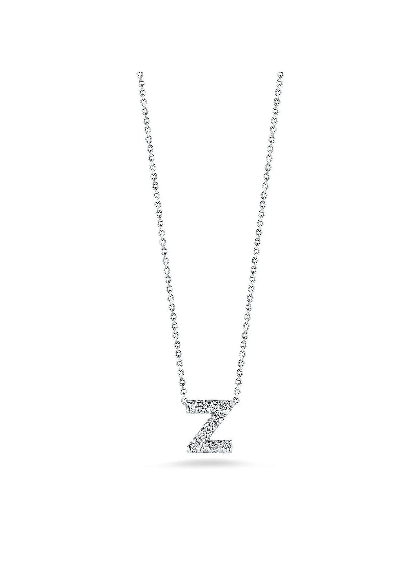 "Tiny Treasures" Love Letter Z in Diamonds