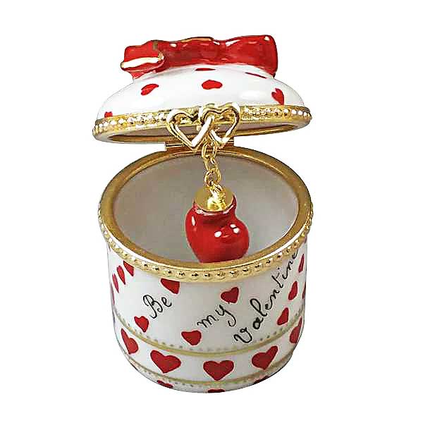Be My Valentine Heart Jewel Porcelain Box