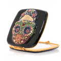 Jay Strongwater Lilah Skull Compact