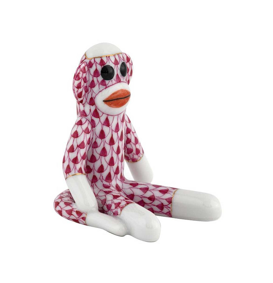Sock Monkey - Raspberry