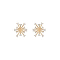 Eden Presley 14kt Yellow Gold Sparkle Stud Medium Diamond Earrings