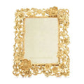 Jay Strongwater Ophelia Floral Cluster 5" x 7" Frame - Gold