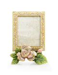 Jay Strongwater Kaylee 3" x 4" Rose Frame