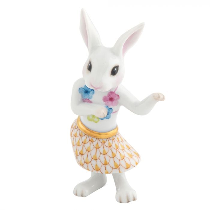 Herend Hula Bunny - Butterscotch