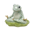 Herend Yoga Frog - Key Lime