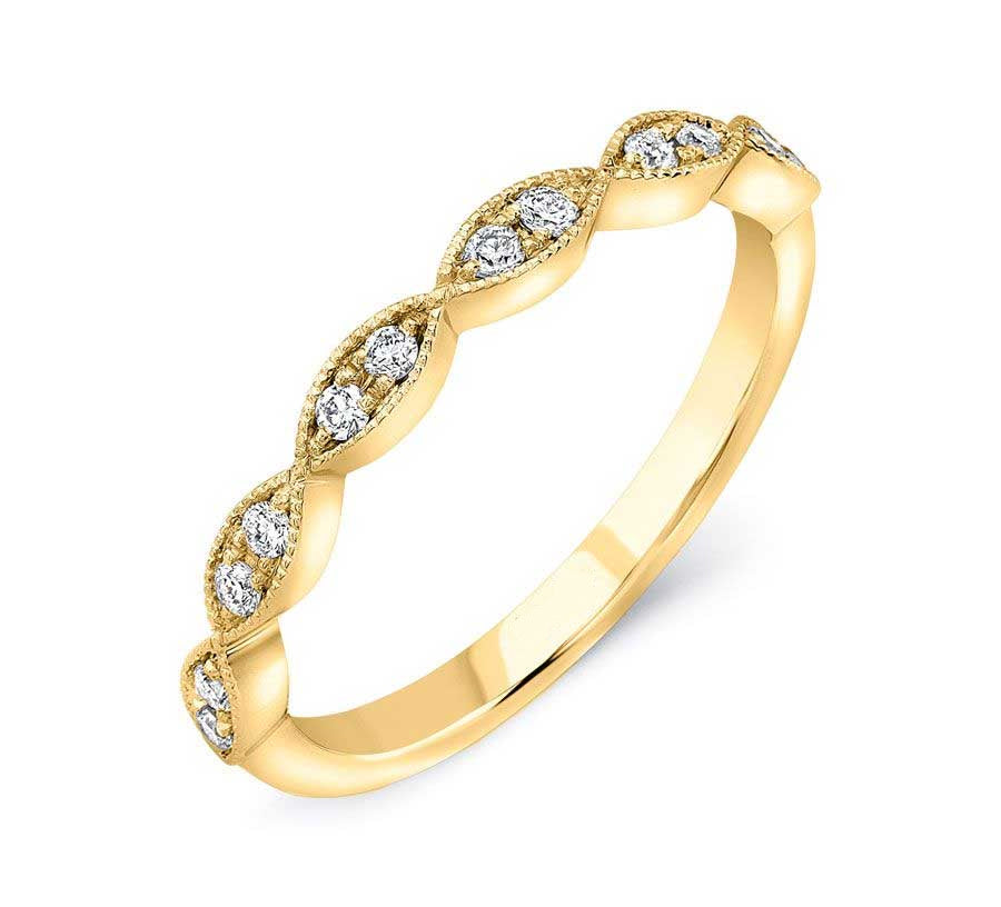 Louis Anthony Jewelry Diamond Wedding Band in 14K Yellow Gold