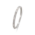 Terzihan Diamond Shield Slim Bracelet in 18K White Gold
