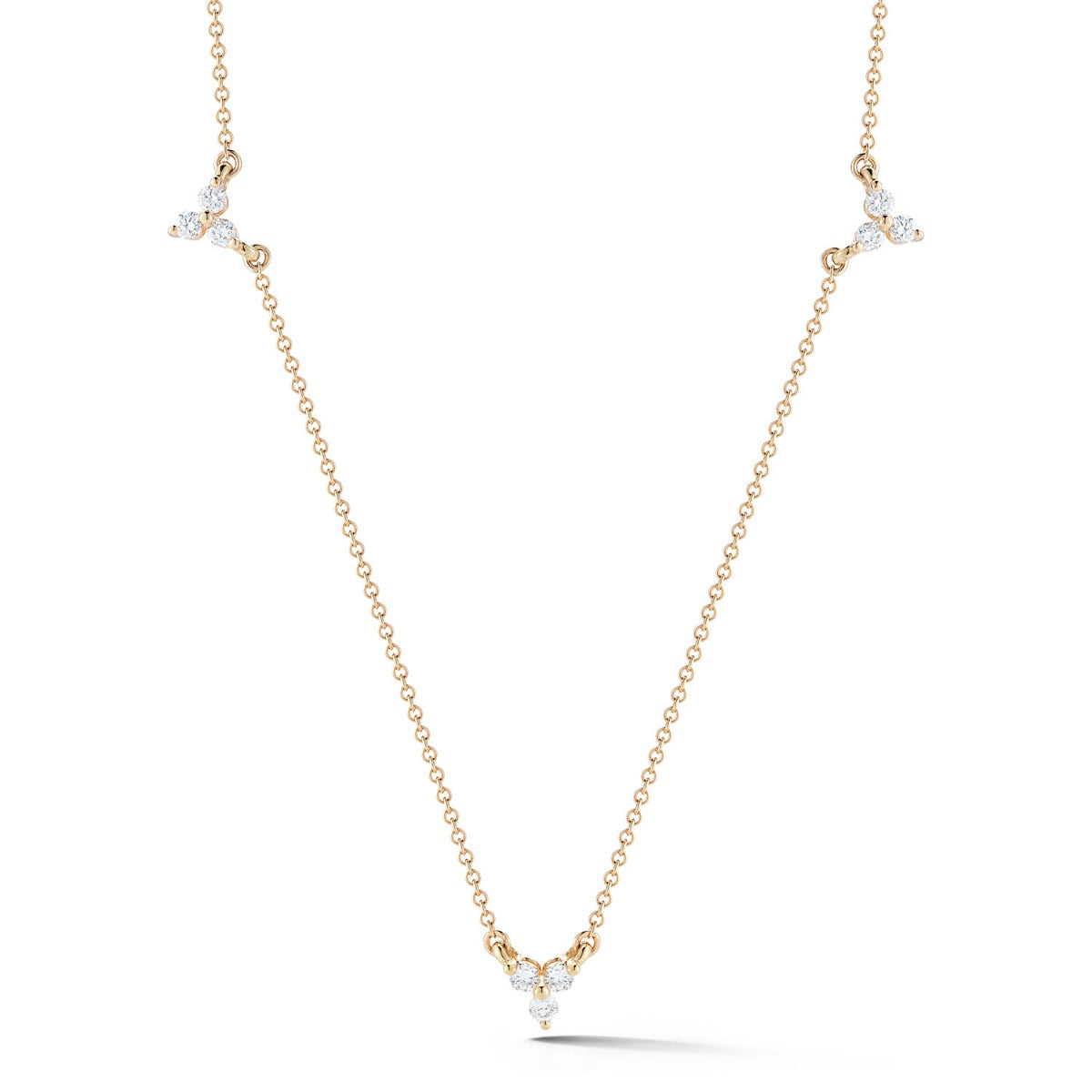 Barbela Design Diamond 14kt Yellow Gold Necklace