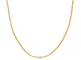 Gurhan "Vertigo" Gold Single Strand Short Diamond Necklace