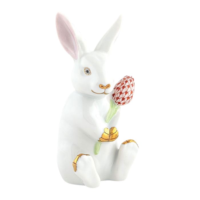 Blossom Bunny - White-Rust